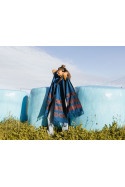 PONCHO SHIMLA BLUE