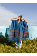 PONCHO SHIMLA BLUE