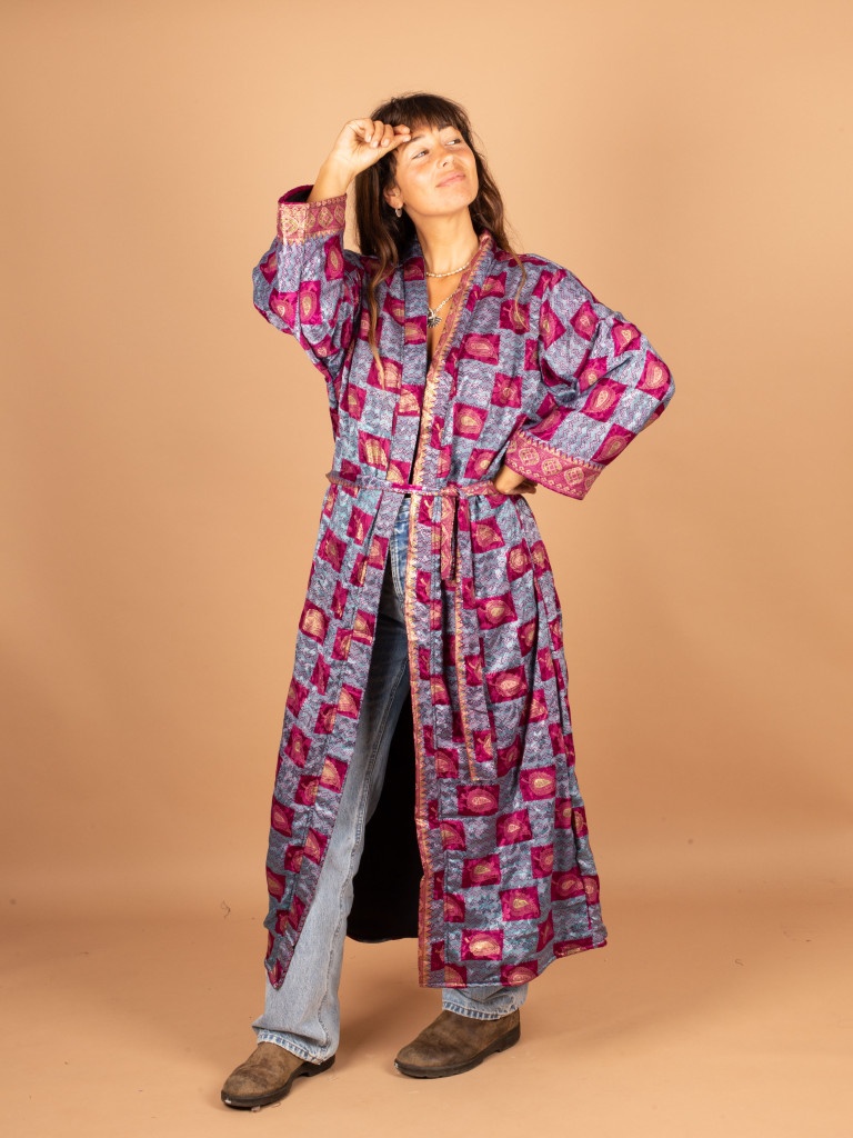 FLEECE KIMONO HAVELI 010