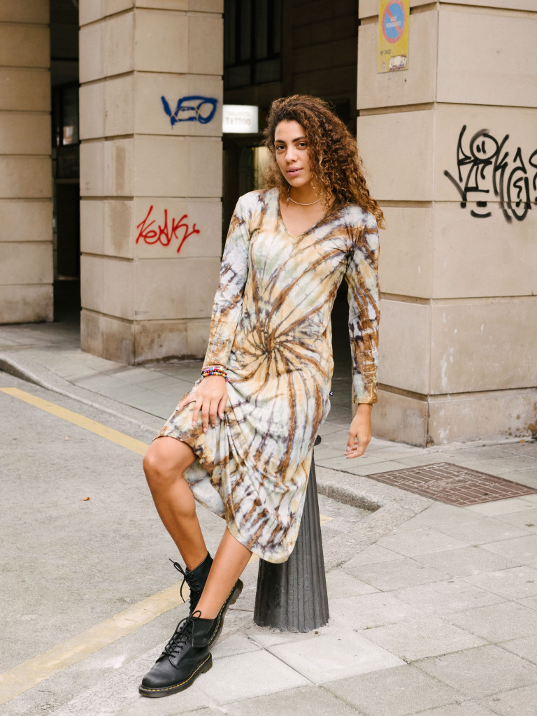 VESTIDO ROCK AND LOVE CREAM