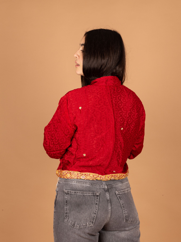 CHAQUETA CROP TESORO M/L 074