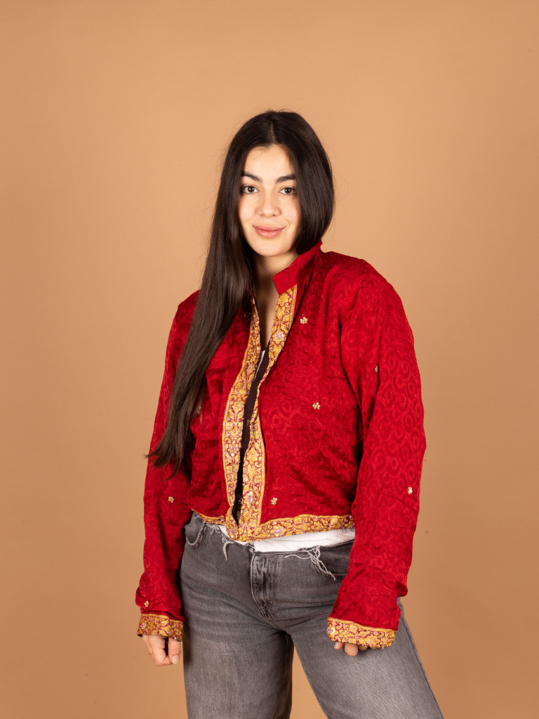 CHAQUETA CROP TESORO M/L 074