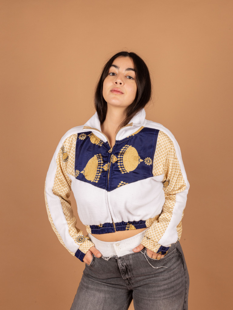 CHAQUETA PICOS CROP WHITE  02