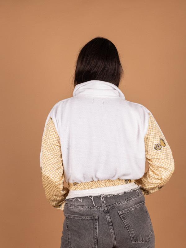 CHAQUETA PICOS CROP WHITE  02 2