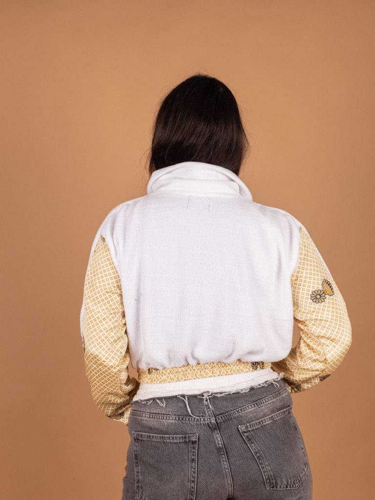 PICOS CROP WHITE JACKET  02