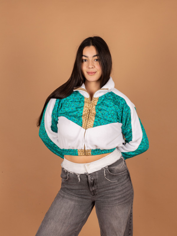 PICOS CROP WHITE JACKET  05