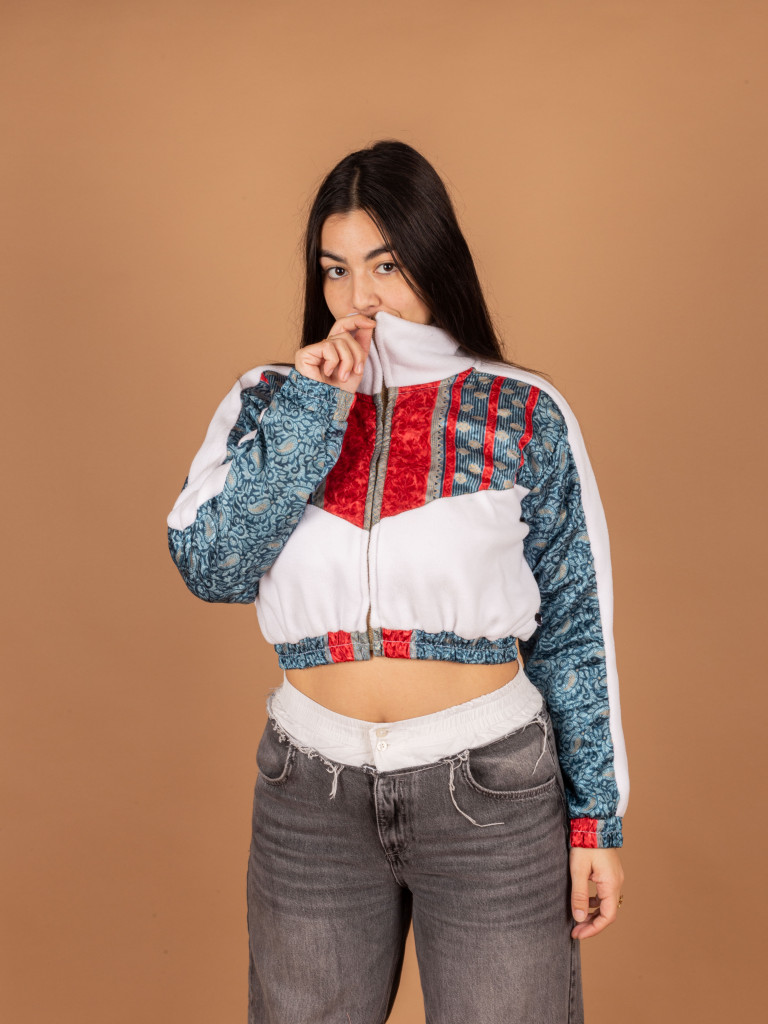 PICOS CROP WHITE JACKET  06