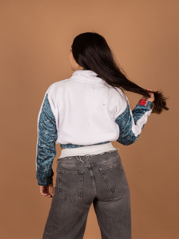 PICOS CROP WHITE JACKET  06 2