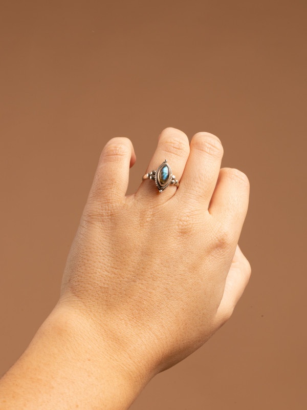 SAGAR LABRADORITE RING 2