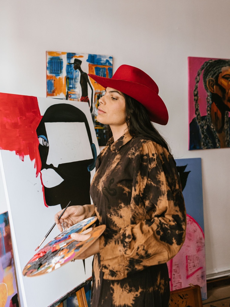 SERPENT TIE DYE SHIRRED DRESS