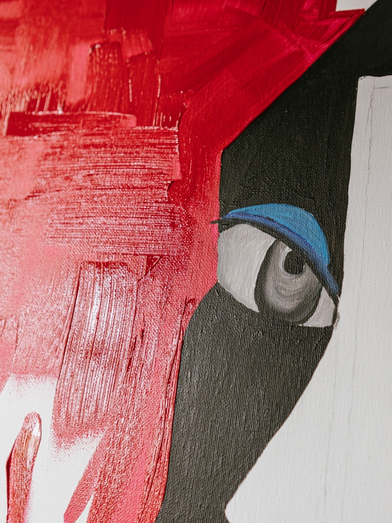 SERPENT TIE DYE SHIRRED DRESS