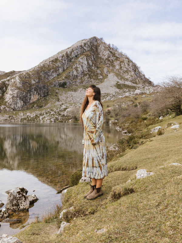 VESTIDO ROCK AND LOVE CREAM