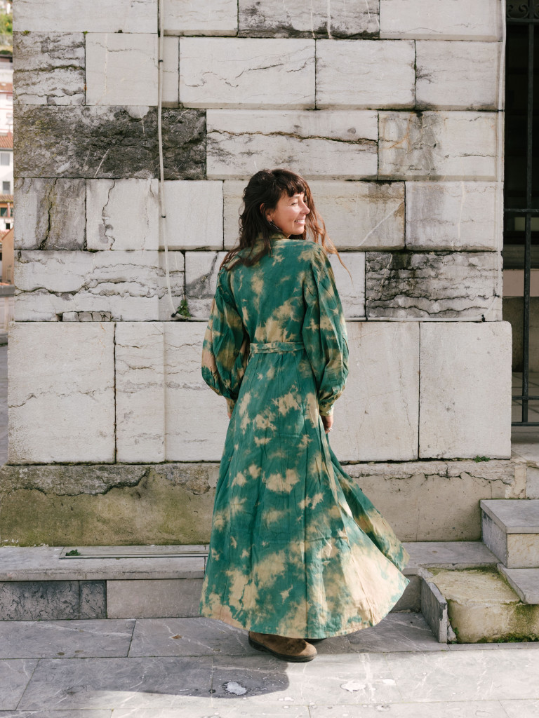 THE YEAR OF THE SNAKE ROCK GREEN DRESS