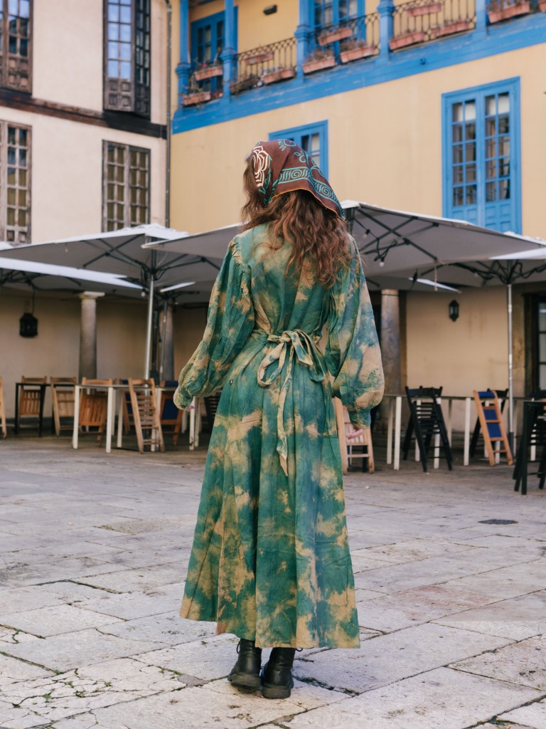 THE YEAR OF THE SNAKE ROCK GREEN DRESS