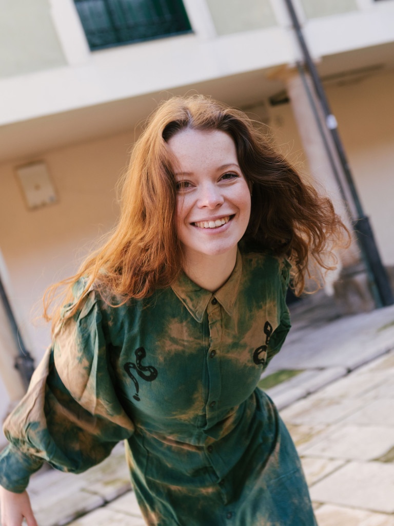 THE YEAR OF THE SNAKE ROCK GREEN DRESS