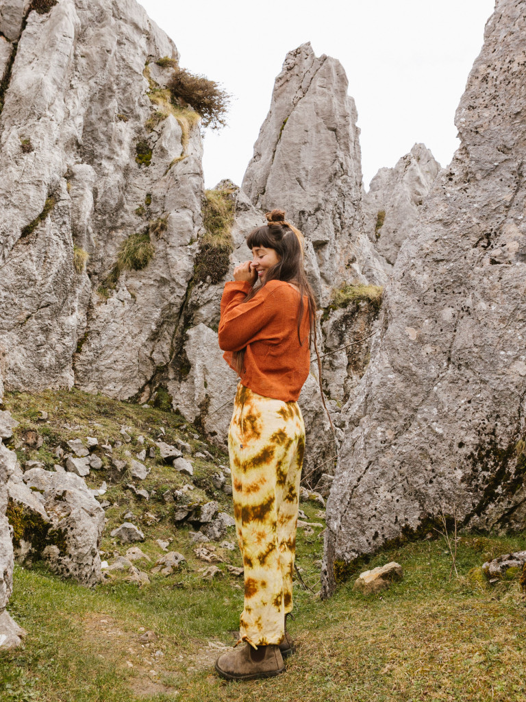 MUSGO TIE-DYE TROUSERS