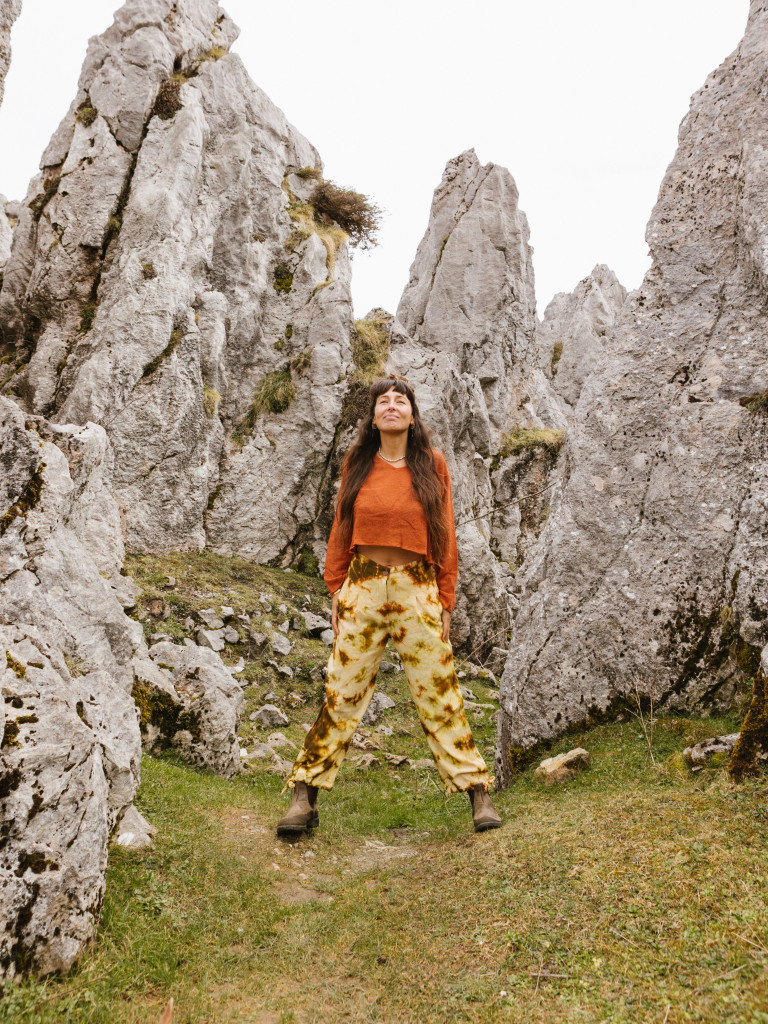 MUSGO TIE-DYE TROUSERS