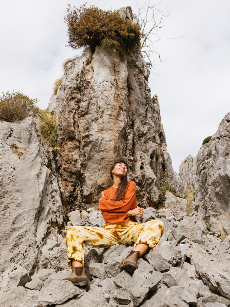 MUSGO TIE-DYE TROUSERS