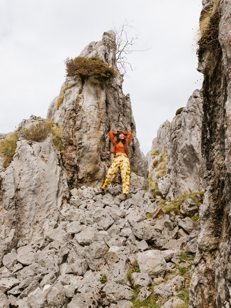 MUSGO TIE-DYE TROUSERS
