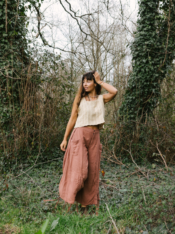 MYSTIC SALMON TROUSERS