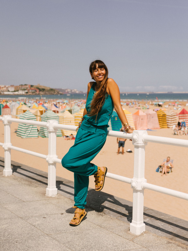 VIRIDIAN BAGGY TROUSER