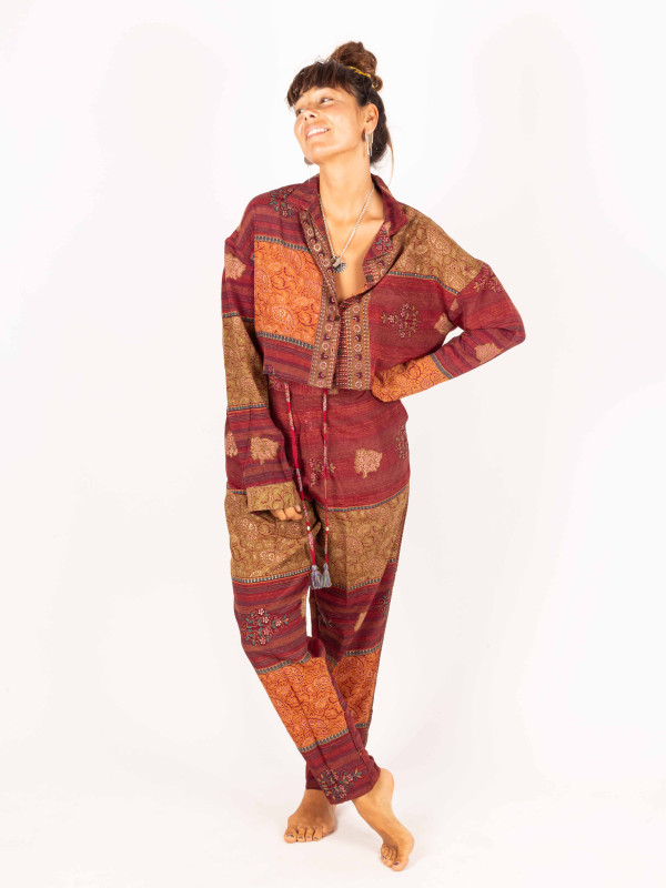 CONJUNTO CAMISA + PANTALÓN RAGINI 016