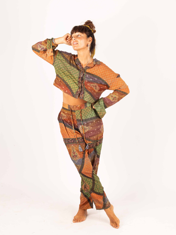 CONJUNTO CAMISA + PANTALÓN RAGINI 017