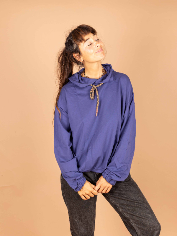 VINTAGE BLUE MIRRORS HOODIE 011 2