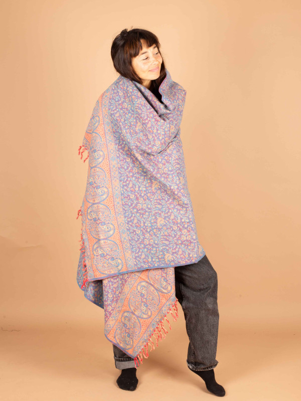 BLANKET/PASHMINA CHESTNUT 05