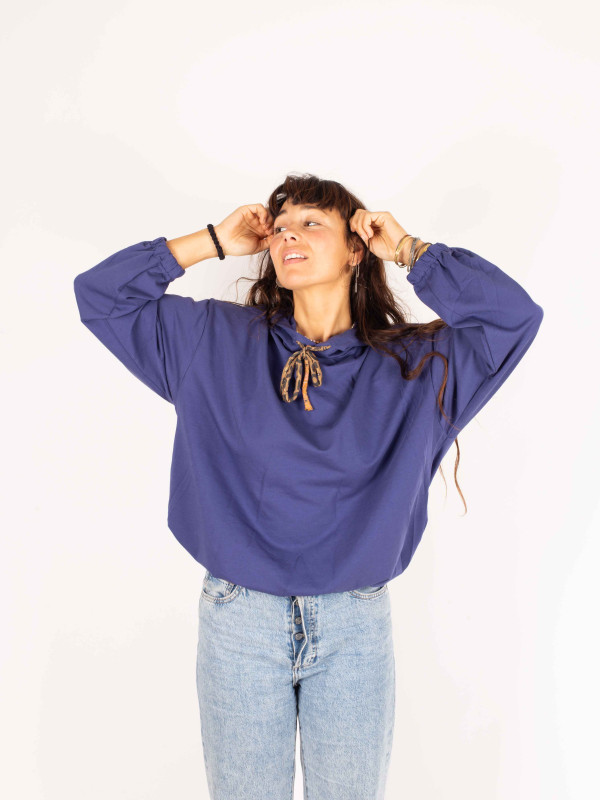 SUDADERA VINTAGE MIRRORS BLUE 019 2