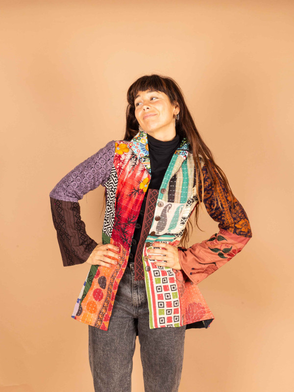 RECYCLED COAT S/M 34