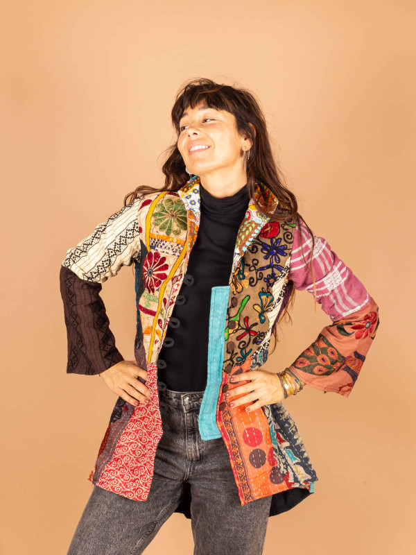 RECYCLED COAT S/M 37