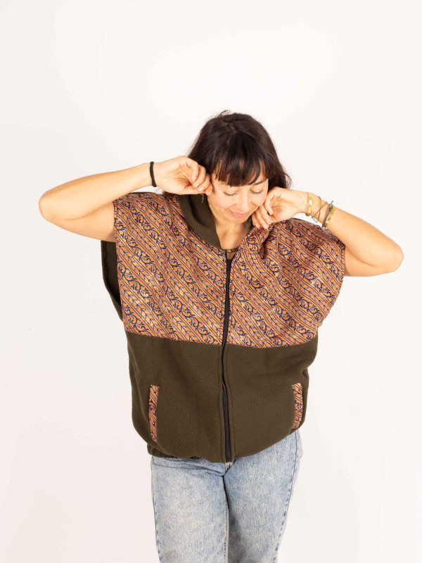 ORDESA GREEN POLAR VEST 01