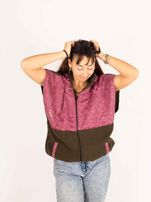 ORDESA GREEN POLAR VEST 011