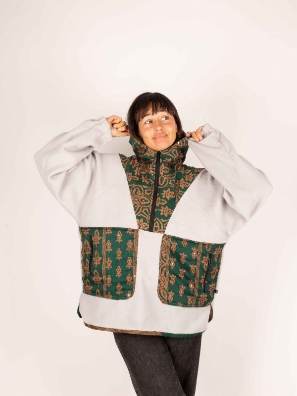 HOODIE FLEECE SAJA GREY 27