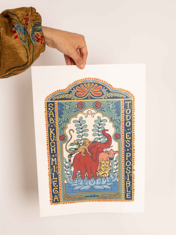 LÁMINA / ILUSTRACIÓN TODO ES POSIBLE