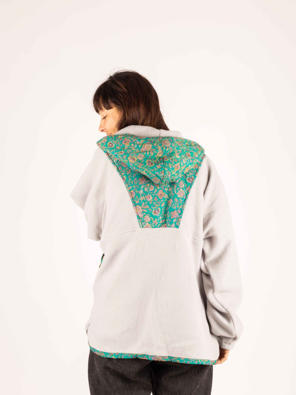 HOODIE FLEECE SAJA GREY 35 2