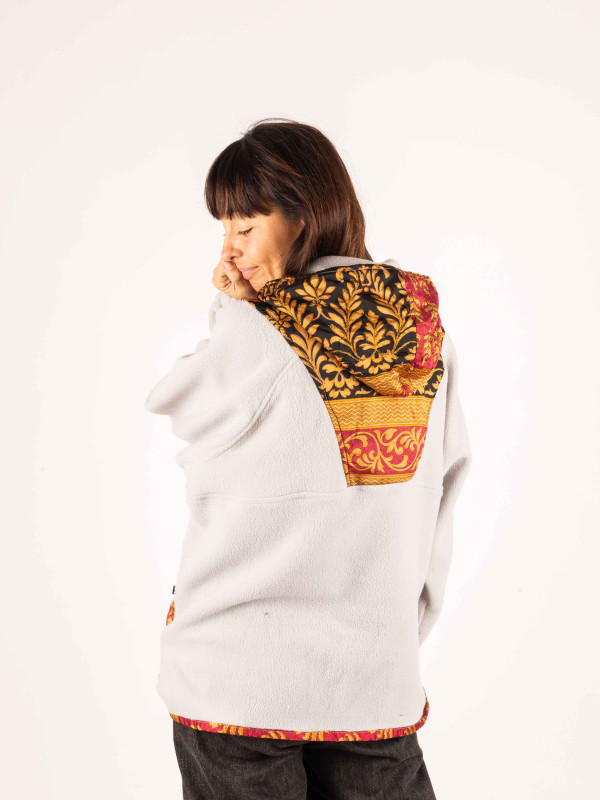 SUDADERA POLAR SAJA GREY 40 2