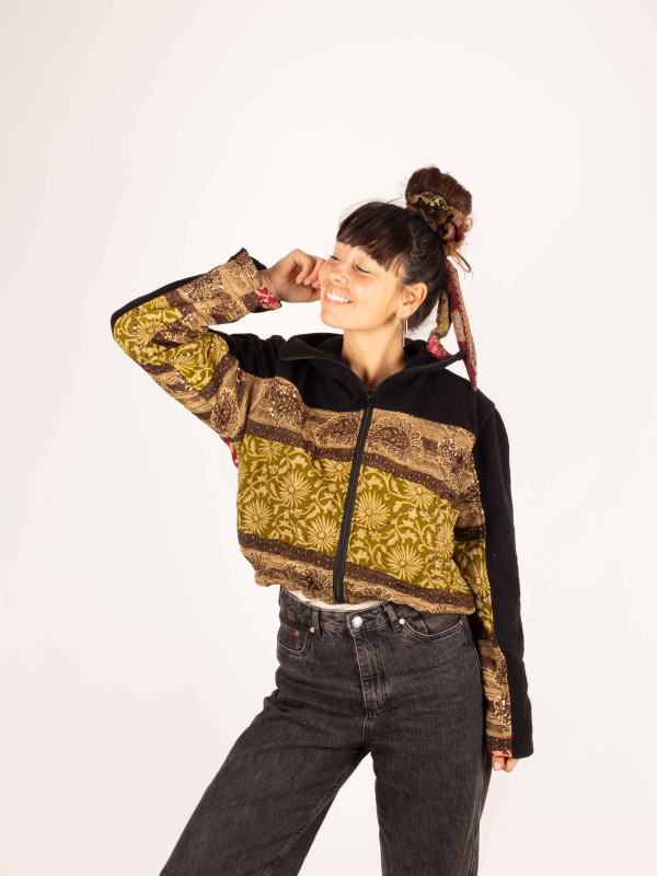 CHAQUETA POLAR ANGLIRU BLACK 053