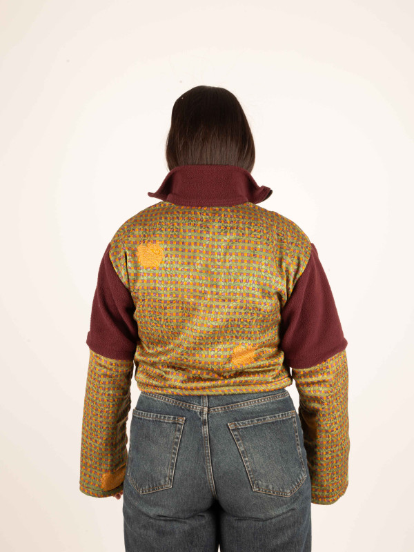 PIRINEOS FLEECE HOODIE MAROON 05 2