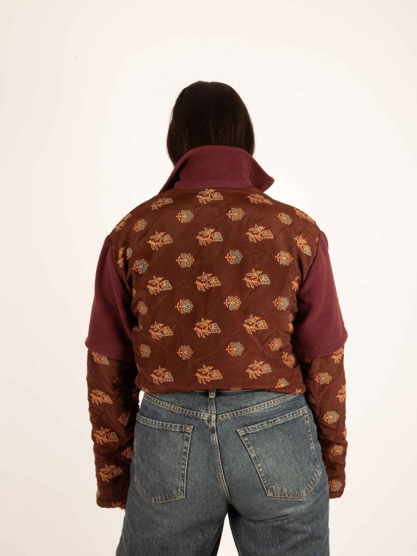 SUDADERA POLAR PIRINEOS GRANATE 07 2