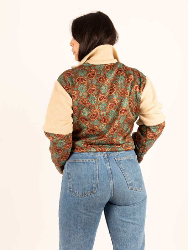 SUDADERA POLAR PIRINEOS CREAM 01 2