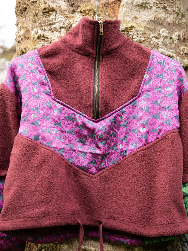 SUDADERA POLAR PIRINEOS GRANATE 025 2