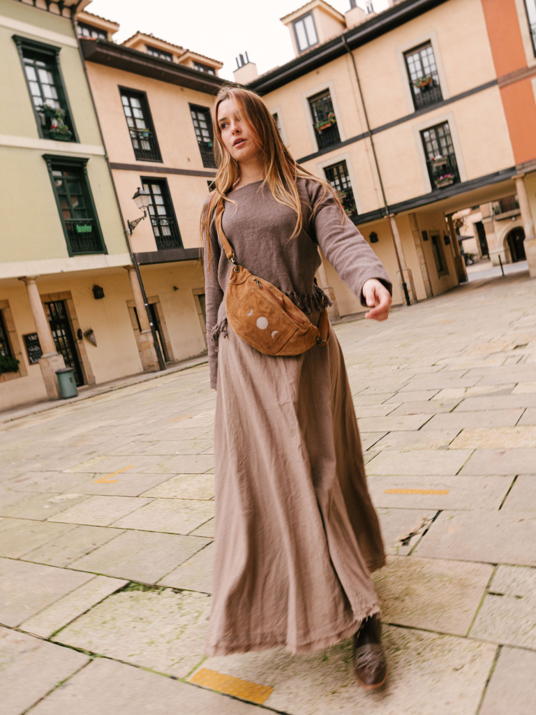 CALIZA TAUPE SKIRT
