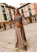 CALIZA TAUPE SKIRT
