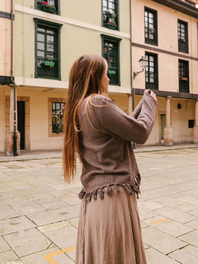 BROWN CALIZA PULLOVER