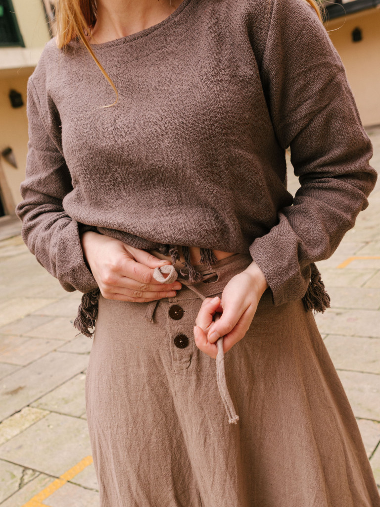 CALIZA TAUPE SKIRT
