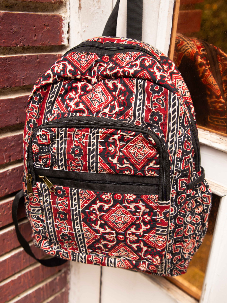 RECYCLED KANTHA BACKPACK 07