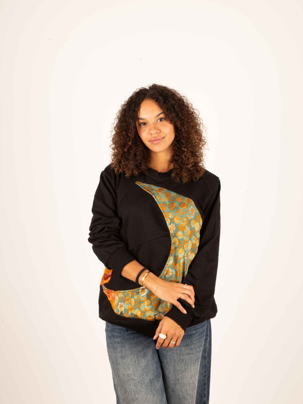 SUDADERA SOL Y LUNA BLACK 01