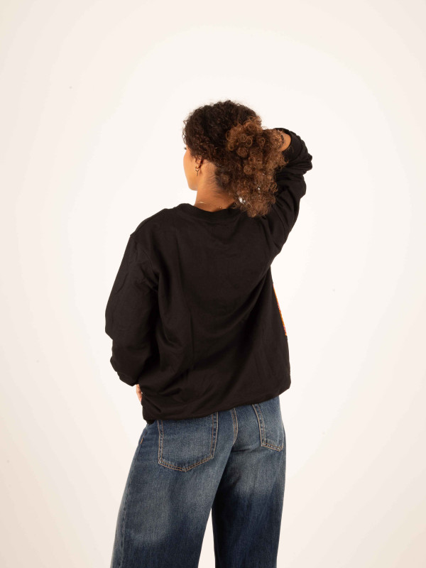 SUN AND MOON BLACK SWEATSHIRT 07 2